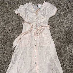 Light pink casual dress